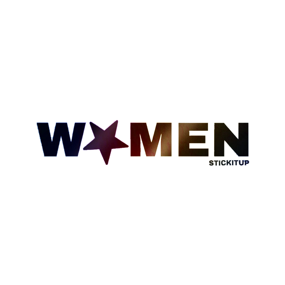 Women Holographic Stickers